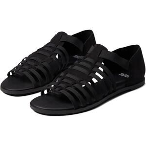 Eileen Fisher NWOB Rato Black Tumbled Nubuck Sandal Size 7.5 Strappy Open Toe